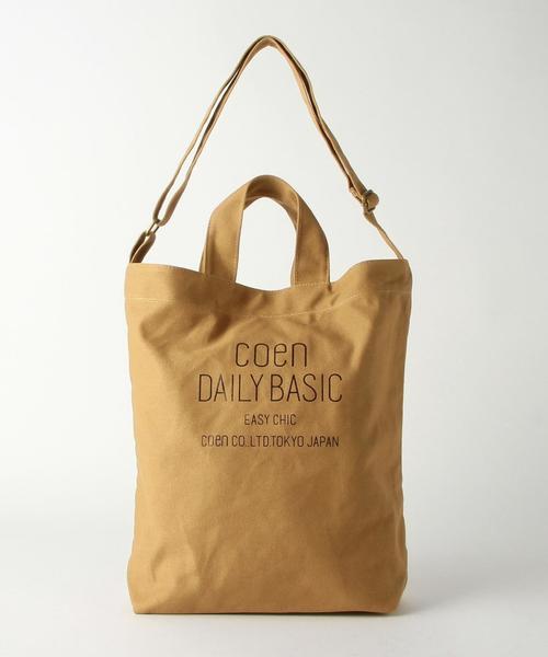 coen（コーエン）の「coen DAILY 2WAYトートバッグ（トートバッグ・レディース・オフホワイト/グレー/ベージュ/コバルトブルー・FREE）」の5枚目の写真