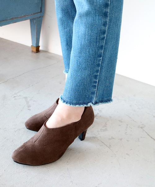 N.（N. Natural Beauty Basic）（エヌエヌナチュラルビューティーベーシック）の「フリンジスキニーデニム 「地味にスゴイ！校閲ガール・河野悦子」3話 10/19放送　本田翼さん着用（デニムパンツ・レディース・ブラック/ブルー/ネイビー・SMALL/MEDIUM）」の14枚目の写真