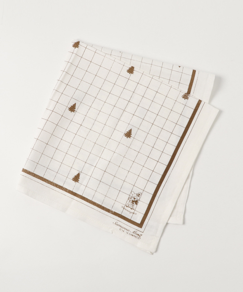 Samansa Mos2 サマンサ モスモス の ｈｕｍｍｉｎｇ ｍｉｎｔ コラボリネンハンカチ ハンカチ ハンドタオル Wear