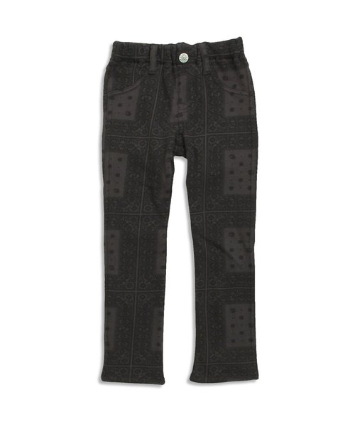 F.O.KIDS（エフオーキッズ）の「総柄シャギーパンツ(10分丈)（その他パンツ・キッズ・その他/チェック/チャコール・140/90/95/100/120/80/110/130）」の5枚目の写真