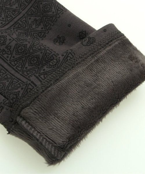 F.O.KIDS（エフオーキッズ）の「総柄シャギーパンツ(10分丈)（その他パンツ・キッズ・その他/チェック/チャコール・140/90/95/100/120/80/110/130）」の6枚目の写真