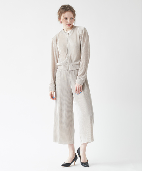 titivate（ティティベイト）の「ｻﾃﾝﾌﾟﾘｰﾂﾛﾝｸﾞﾊﾟﾝﾂ（その他パンツ・レディース・ネイビー/グレイッシュベージュ/ライトグレー/ピンク・M）」の12枚目の写真