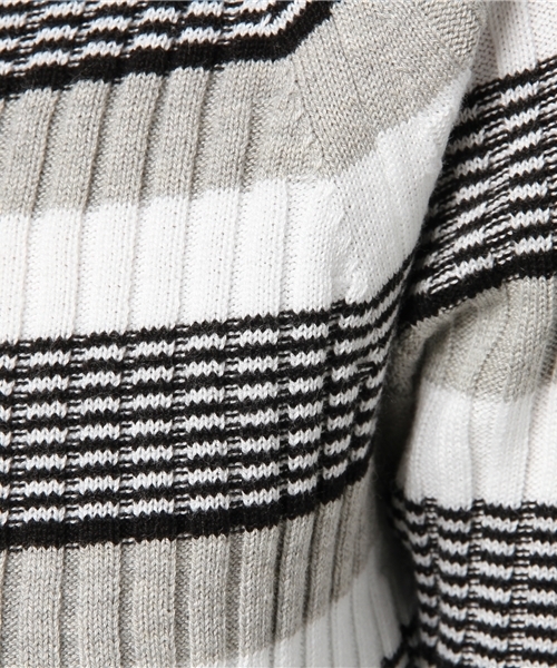 Denime（ドゥニーム）の「オフショル5分袖リブニット（ニット/セーター・レディース・ブルー系その他/レッド/ブラック系その他5・FREE）」の5枚目の写真