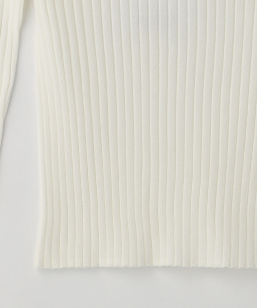 Tiara（ティアラ）の「リブオフショル7分袖ニット（ニット/セーター・レディース・オレンジ/トップグレー/オフホワイト・FREE）」の12枚目の写真