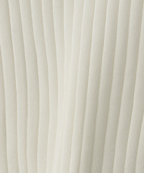 Tiara（ティアラ）の「リブオフショル7分袖ニット（ニット/セーター・レディース・オレンジ/トップグレー/オフホワイト・FREE）」の7枚目の写真