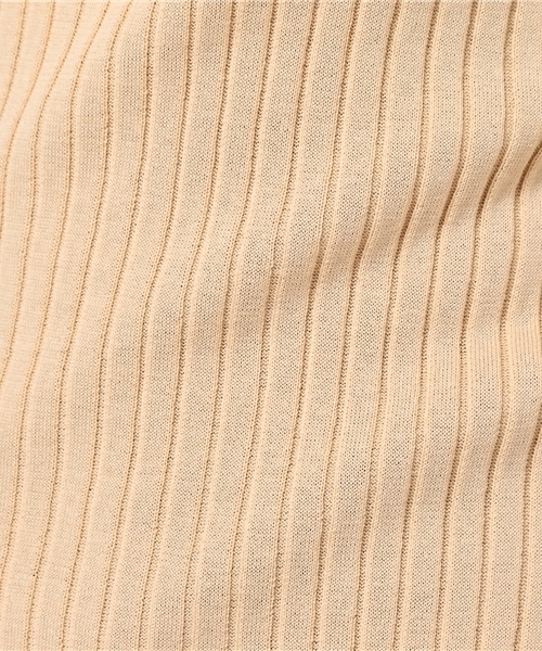 Tiara（ティアラ）の「リブオフショル7分袖ニット（ニット/セーター・レディース・オレンジ/トップグレー/オフホワイト・FREE）」の10枚目の写真