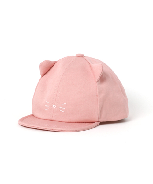 GRIN BUDDY（グリンバディ）の「【GRIN BUDDY(グリンバディ）】キッズ キャット耳付きキャップ/Cat Ear Cap（キャップ・キッズ・ピンク/ホワイト/ブラック/ダークインディゴブルー/ベージュ/オレンジ・52㎝/54㎝）」の20枚目の写真