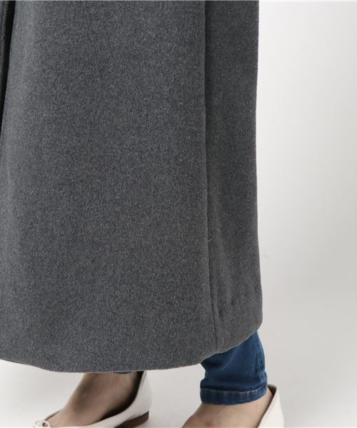 EGOIST（エゴイスト）の「ショールカラーウールコート（その他アウター・レディース・グレー/ブラック/ボルドー/ベージュ・MEDIUM/SMALL）」の11枚目の写真