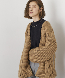 STUDIOUS | バルキーローゲージニットカーディガン(カーディガン/ボレロ)