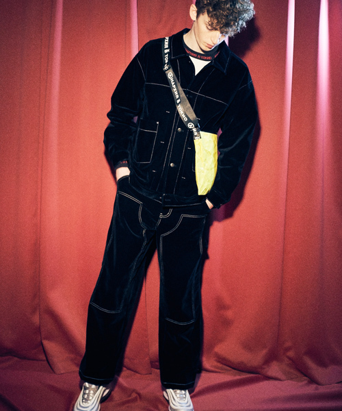 WHO'S WHO gallery(フーズフーギャラリー)の「別珍ペインターパンツ(その他パンツ・メンズ・ブラック/オレンジ・FREE)」の11枚目の写真