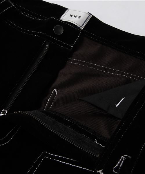 WHO'S WHO gallery(フーズフーギャラリー)の「別珍ペインターパンツ(その他パンツ・メンズ・ブラック/オレンジ・FREE)」の3枚目の写真