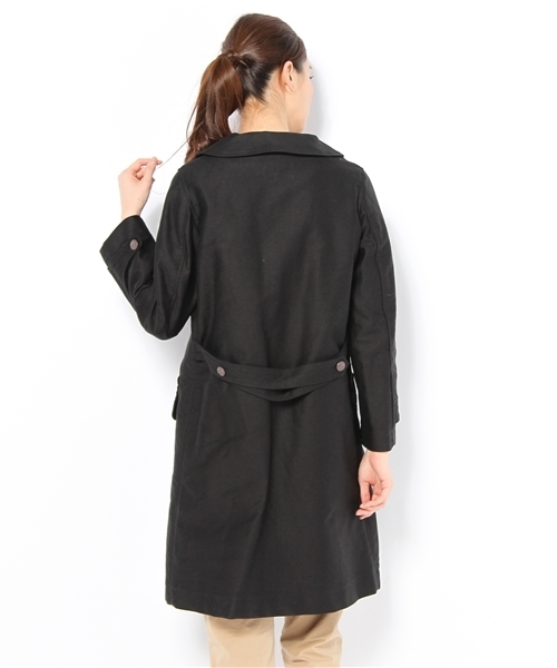 BEAMS BOY（ビームスボーイ）の「BEAMS BOY / モールスキン ハンティングコート②（その他アウター・レディース・ブラック/ベージュ/ブラウン/ネイビー・ONE SIZE）」の6枚目の写真