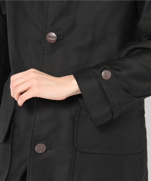 BEAMS BOY（ビームスボーイ）の「BEAMS BOY / モールスキン ハンティングコート②（その他アウター・レディース・ブラック/ベージュ/ブラウン/ネイビー・ONE SIZE）」の9枚目の写真