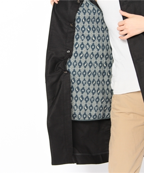 BEAMS BOY（ビームスボーイ）の「BEAMS BOY / モールスキン ハンティングコート②（その他アウター・レディース・ブラック/ベージュ/ブラウン/ネイビー・ONE SIZE）」の14枚目の写真