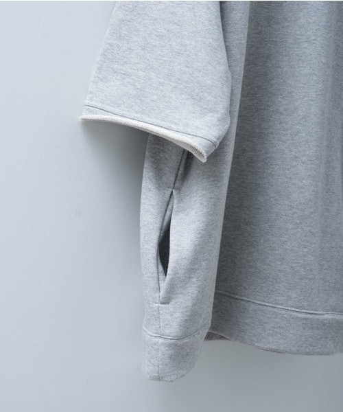 FACTOTUM（ファクトタム）の「【FACTOTUM】ビッグシルエットハーフスリーブスウェットプルオーバー（スウェット・メンズ・ブラック/グレー/ネイビー/ホワイト・44/46/48）」の10枚目の写真