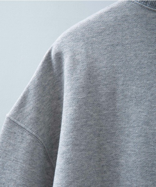 FACTOTUM（ファクトタム）の「【FACTOTUM】ビッグシルエットハーフスリーブスウェットプルオーバー（スウェット・メンズ・ブラック/グレー/ネイビー/ホワイト・44/46/48）」の5枚目の写真