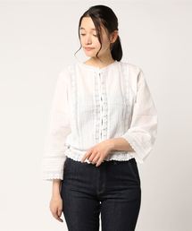 LOWRYS FARM | Ａレースマエアキブラウス　785946 (シャツ/ブラウス)