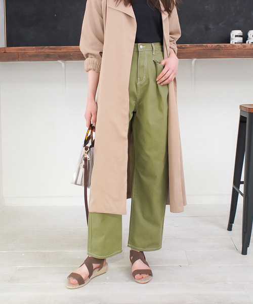 AmiAmi（アミアミ）の「ゴムストラップジュートウエッジソールクロスサンダル（サンダル・レディース・レッド/ネイビー/ピンク/キャメル/ブラック/ベージュ/モカ/オレンジ/レッド系その他/チョコ・M/S/3L/L/SS/LL）」の14枚目の写真