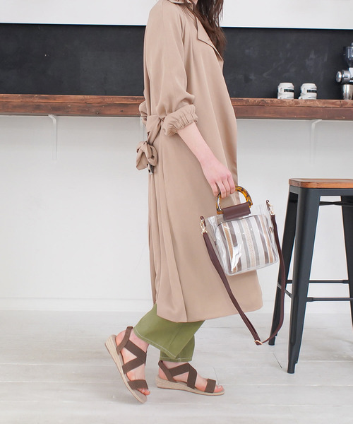 AmiAmi（アミアミ）の「ゴムストラップジュートウエッジソールクロスサンダル（サンダル・レディース・レッド/ネイビー/ピンク/キャメル/ブラック/ベージュ/モカ/オレンジ/レッド系その他/チョコ・M/S/3L/L/SS/LL）」の13枚目の写真