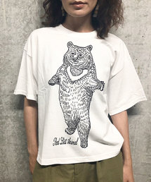 BURLAP OUTFITTER | 【BURLAP OUTFITTER×ear】(RED LIST)熊Tシャツ(Tシャツ/カットソー)
