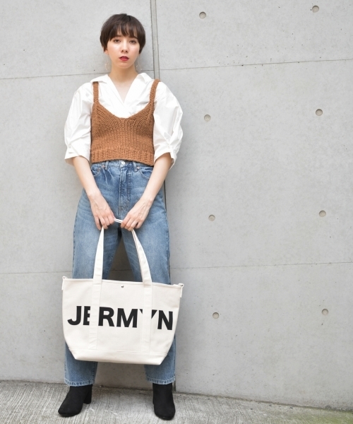 PAGEBOY(ページボーイ)の「ローゲージニットビスチェ(ニット/セーター・レディース・ブラック/ベージュ/オフホワイト・FREE)」の9枚目の写真