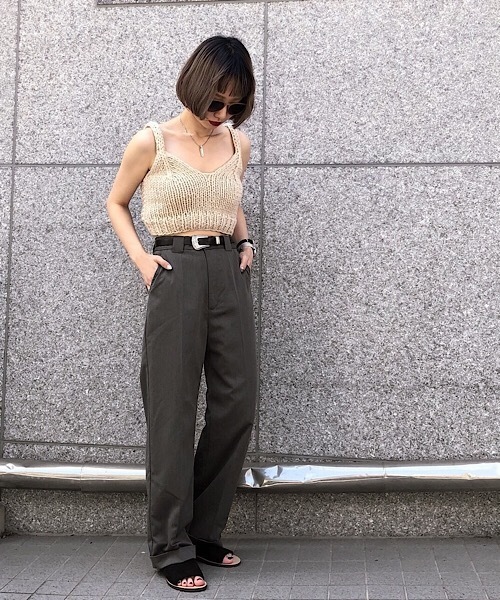 PAGEBOY(ページボーイ)の「ローゲージニットビスチェ(ニット/セーター・レディース・ブラック/ベージュ/オフホワイト・FREE)」の21枚目の写真