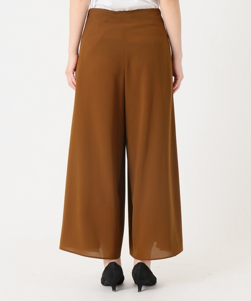 journal standard L'essage（ジャーナルスタンダードレサージュ）の「ポプリンラップパンツ◆（その他パンツ・レディース・ブラック/ブラウン・FREE）」の15枚目の写真