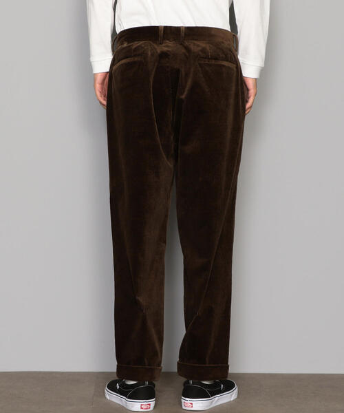 green label relaxing(グリーンレーベルリラクシング)の「SC★コーデュロイ 2P ワイド テーパード パンツ 9分丈 / アンクル丈 ◆(その他パンツ・メンズ・ライトブルー/ダークブラウン/ベージュ/ネイビー/オレンジ系その他・S/M/L/XL)」の9枚目の写真