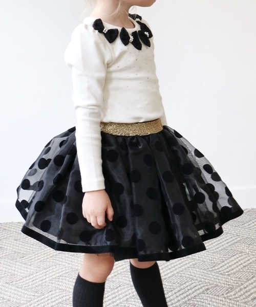 Rora（ローラ）の「ココナ 長袖カットソー フォーマル トップス リボン 白 ホワイト（Tシャツ/カットソー・キッズ・ホワイト・90㎝/100cm/110cm/120cm/130cm/140cm）」の7枚目の写真