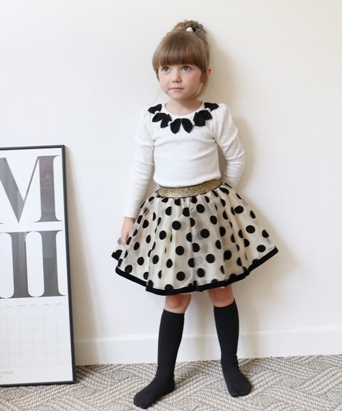 Rora（ローラ）の「ココナ 長袖カットソー フォーマル トップス リボン 白 ホワイト（Tシャツ/カットソー・キッズ・ホワイト・90㎝/100cm/110cm/120cm/130cm/140cm）」の10枚目の写真