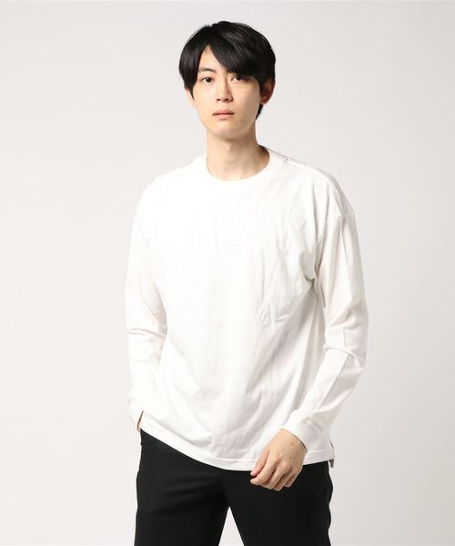 WEGO（ウィゴー）の「WEGO/USAコットンカラーロンT（Tシャツ/カットソー・メンズ・ホワイト/ワイン/ブラック/パープル/ベージュ・MEDIUM/LARGE）」の8枚目の写真