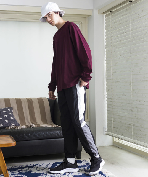 WEGO（ウィゴー）の「WEGO/USAコットンカラーロンT（Tシャツ/カットソー・メンズ・ホワイト/ワイン/ブラック/パープル/ベージュ・MEDIUM/LARGE）」の18枚目の写真