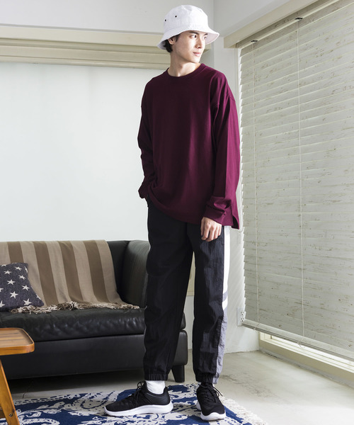 WEGO（ウィゴー）の「WEGO/USAコットンカラーロンT（Tシャツ/カットソー・メンズ・ホワイト/ワイン/ブラック/パープル/ベージュ・MEDIUM/LARGE）」の15枚目の写真