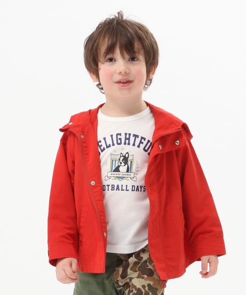 GLOBAL WORK（グローバルワーク）の「【キッズ】撥水カラーマンパ/819110（マウンテンパーカー・キッズ・ベージュ/レッド/カーキ/ゴールド・SMALL/MEDIUM/LARGE/X-LARGE/XX-LARGE）」の3枚目の写真