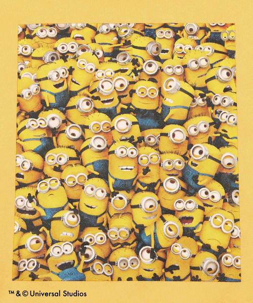 DING(ディング)の「DING/MINIONS パーカー(パーカー・メンズ・ホワイト/ブラック/イエロー・FREE)」の12枚目の写真