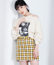 WEGO（ウィゴー）の「WEGO/ベルトチェックスカパン（スカート・キッズ）」