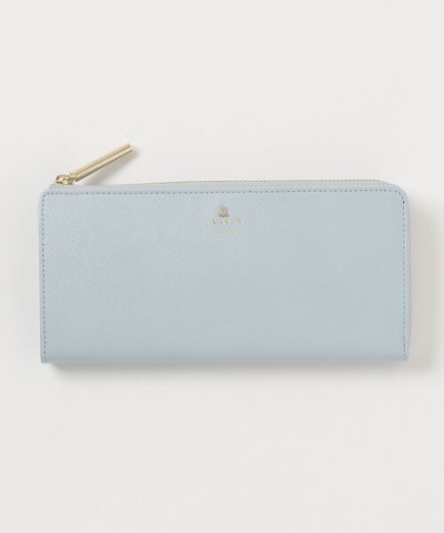 LANVIN en Bleu（ランバンオンブルー）の「リュクサンブール Lファスナー長財布（財布・レディース・ミント/ダークネイビー/ライトイエロー/ピンク/ローズ/ピンク系その他/ブルー系その他/レッド/ラベンダー/パープル/ダークグリーン系/ダークブラウン・FREE/フリー）」の4枚目の写真