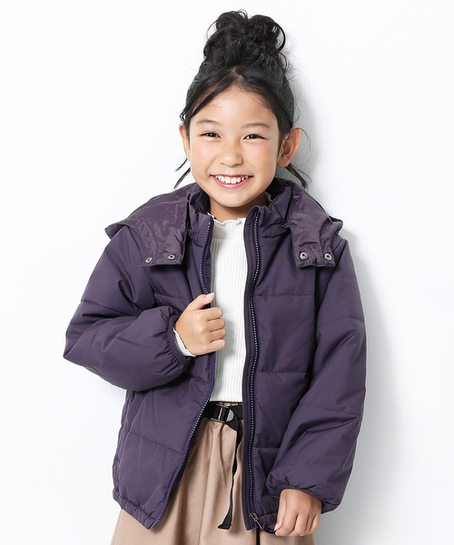 devirock（デビロック）の「中綿ジャケット（その他アウター・キッズ・ブラック/ネイビー/レッド/オレンジ/ブルー/モカ/ブラウン系その他/ブルー系その他/パープル系その他/キャメル/イエロー系その他/レッド系その他/オレンジ系その他/ブラウン系その他2/イエロー系その他2/パープル系その他2・110cm/100cm/120cm/130cm/140cm/150cm/160cm）」の9枚目の写真