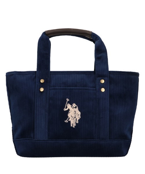 U.S. POLO ASSN.(ユーエスポロアッスン)の「【U.S. POLO ASSN.】 ユーエスポロアッスン コーデュロイ トートバッグ USPA-2729(トートバッグ・レディース・ホワイト/ブラック/ネイビー/グレー/ピンク/クリアブラウン/ライトグレー/レッド/モカ/ブラック系/ホワイト系/ネイビー系/グレー系・FREE)」の11枚目の写真