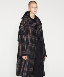 TARTAN CHECK COAT