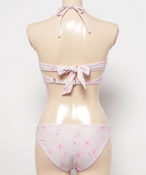 ★Zimmermann★ リボン付き バンドゥ 大人水着 Shell Pink 楽天市場】水着 レディース ビキニ バンドゥ 花柄 フラワー