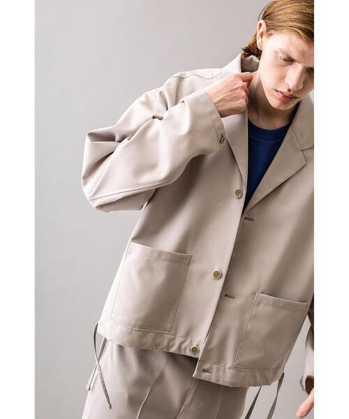 MONKEY TIME（モンキータイム）の「＜monkey time＞ TW TWILL CPO SHIRT/シャツ（シャツ/ブラウス・メンズ・ナチュラル・M/XL/S/L）」の8枚目の写真