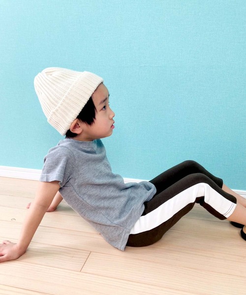 THE CASUAL（カジュアル）の「7分丈スキニーパンツ キッズ（その他パンツ・キッズ・ブルー/ピンク系その他/ブルー系その他2/杢グレー/ブラック系その他/ピンク/レッド系その他/ブラウン系その他/ブルー系その他/ベージュ/ブラウン/ベージュ系その他/グリーン系その他/カーキ/ブラック/ネイビー/グレー系その他2/レッド/ヘザーチャコール/グレー系その他・150cm/120cm/95cm/140cm/80ｃｍ/100cm/160cm/130cm/110cm/90cm）」の9枚目の写真