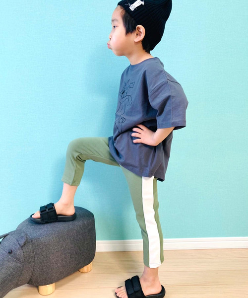 THE CASUAL（カジュアル）の「7分丈スキニーパンツ キッズ（その他パンツ・キッズ・ブルー/ピンク系その他/ブルー系その他2/杢グレー/ブラック系その他/ピンク/レッド系その他/ブラウン系その他/ブルー系その他/ベージュ/ブラウン/ベージュ系その他/グリーン系その他/カーキ/ブラック/ネイビー/グレー系その他2/レッド/ヘザーチャコール/グレー系その他・150cm/120cm/95cm/140cm/80ｃｍ/100cm/160cm/130cm/110cm/90cm）」の12枚目の写真