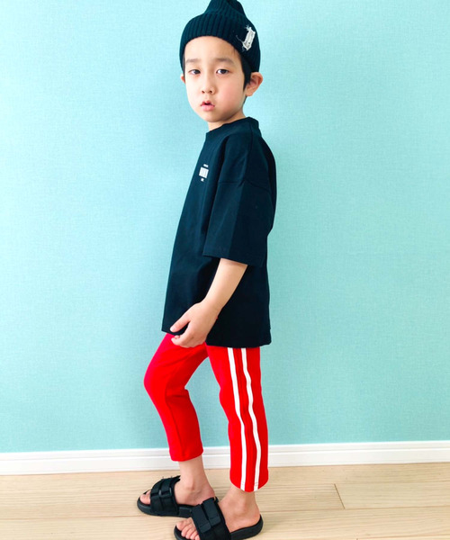 THE CASUAL（カジュアル）の「7分丈スキニーパンツ キッズ（その他パンツ・キッズ・ブルー/ピンク系その他/ブルー系その他2/杢グレー/ブラック系その他/ピンク/レッド系その他/ブラウン系その他/ブルー系その他/ベージュ/ブラウン/ベージュ系その他/グリーン系その他/カーキ/ブラック/ネイビー/グレー系その他2/レッド/ヘザーチャコール/グレー系その他・150cm/120cm/95cm/140cm/80ｃｍ/100cm/160cm/130cm/110cm/90cm）」の19枚目の写真