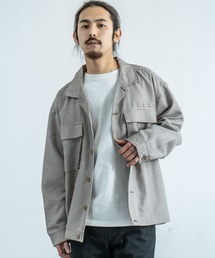 CPO開襟シャツ カバーオール ワークシャツジャケット