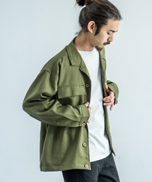 CPO開襟シャツ カバーオール ワークシャツジャケット