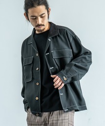 CPO開襟シャツ カバーオール ワークシャツジャケット