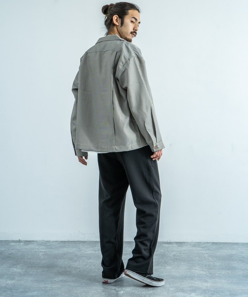Rocky Monroe(ロッキーモンロー)の「CPO開襟シャツ カバーオール ワークシャツジャケット(シャツ/ブラウス・メンズ・ブラック/ベージュ/カーキ/ホワイト系その他/ブラウン系その他/ベージュ系その他/ブラウン系その他2・LL/M/L)」の10枚目の写真