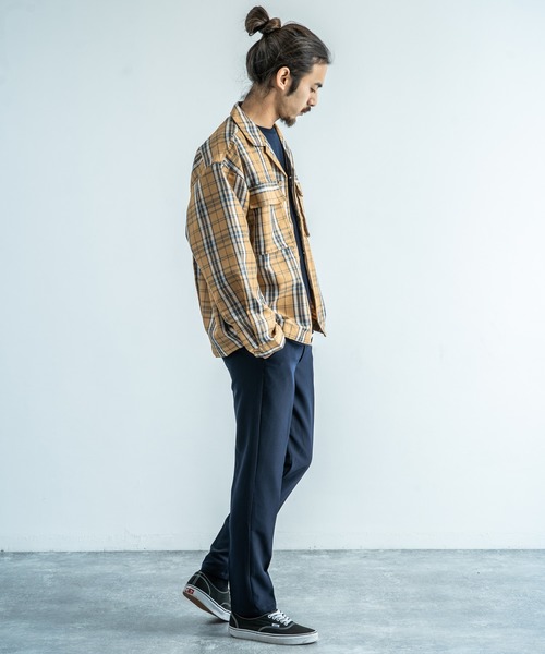 Rocky Monroe(ロッキーモンロー)の「CPO開襟シャツ カバーオール ワークシャツジャケット(シャツ/ブラウス・メンズ・ブラック/ベージュ/カーキ/ホワイト系その他/ブラウン系その他/ベージュ系その他/ブラウン系その他2・LL/M/L)」の19枚目の写真